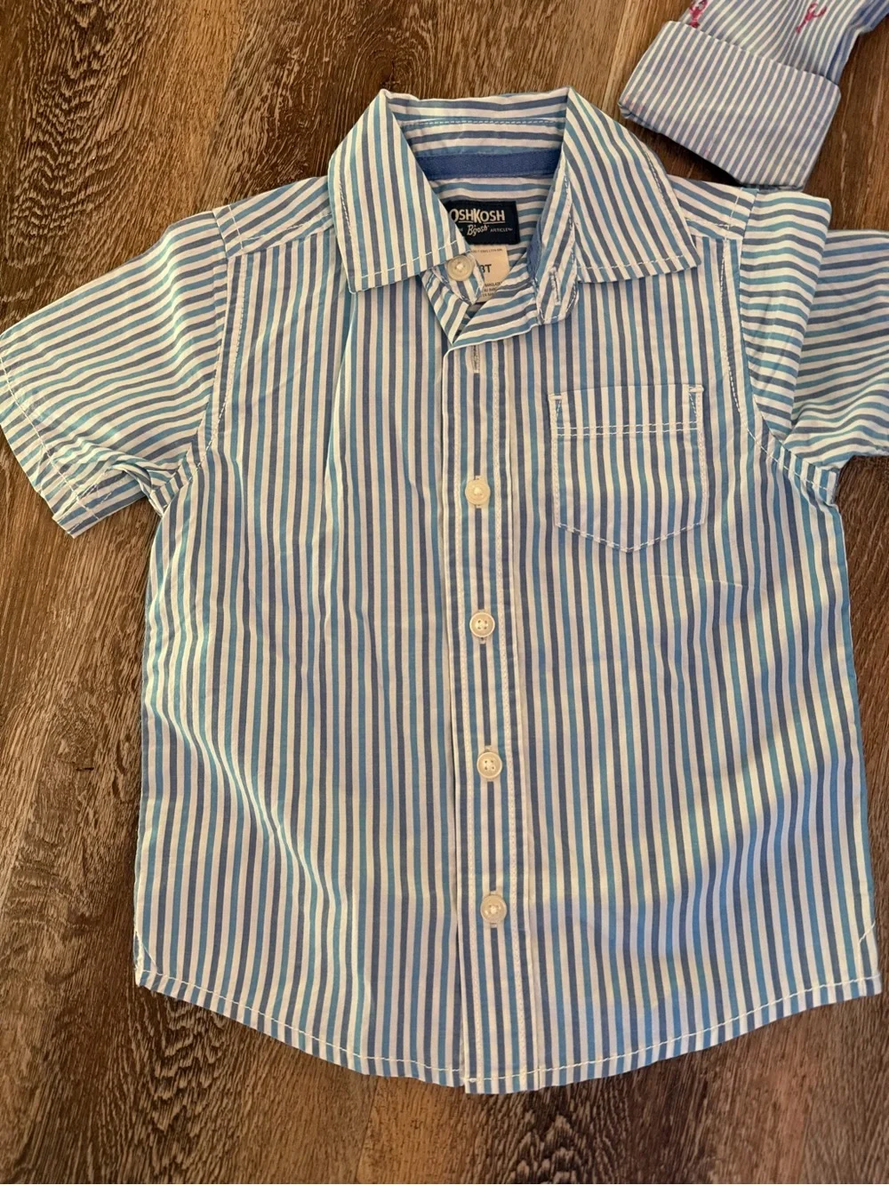 NEW & NWOT! Oshkosh Boys Short & Long Sleeve Dress Shirts Size 3